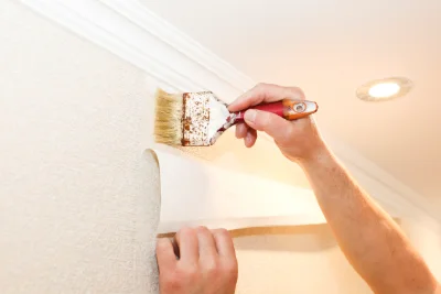 Pose de papier peint à Brié-et-Angonnes — revêtements muraux et toiles de verre